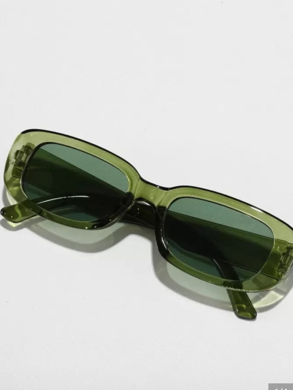3 for $14 Olive Green Rectangular Sunglasses - Women Accessories